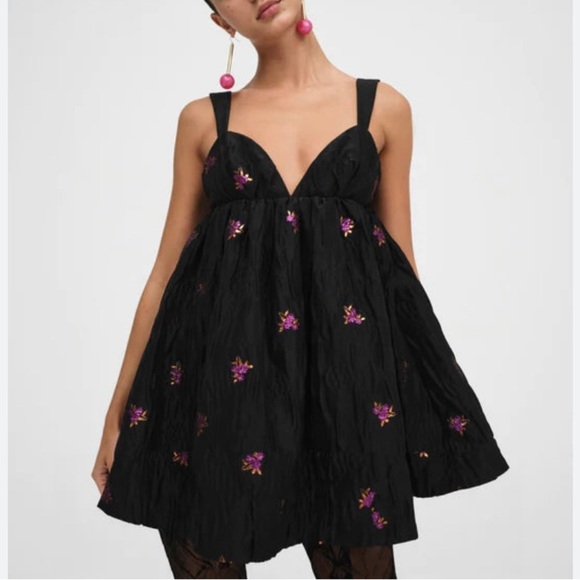 NWT! For love & lemons Sachi Mini Dress Size Medium - Picture 1 of 10